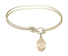 Load image into Gallery viewer, St. Elizabeth of Hungary Custom Bangle - Gold Filled