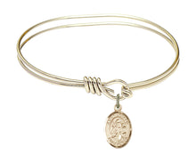 Load image into Gallery viewer, St. Joseph Custom Bangle - Gold Filled