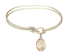 Load image into Gallery viewer, St. Thomas the Apostle Custom Bangle - Gold Filled