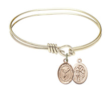 Load image into Gallery viewer, St. Sebastian / Cheerleading Custom Bangle - Gold Filled