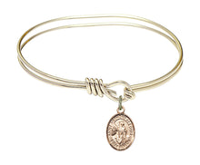 Load image into Gallery viewer, St. Anthony of Egypt Custom Bangle - Gold Filled