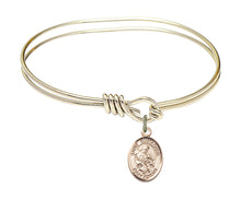 Load image into Gallery viewer, St. Eustachius Custom Bangle - Gold Filled