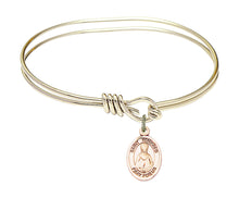 Load image into Gallery viewer, St. Winifred of Wales Custom Bangle - Gold Filled