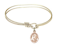 Load image into Gallery viewer, St. Margaret Mary Alacoque Custom Bangle - Gold Filled