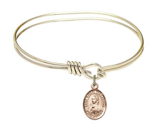 Load image into Gallery viewer, St. Kateri Tekakwitha Custom Bangle - Gold Filled