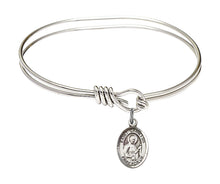 Load image into Gallery viewer, St. Camillus of Lellis Custom Bangle - Silver