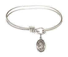Load image into Gallery viewer, St. Christopher Custom Bangle - Silver
