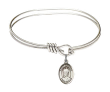 Load image into Gallery viewer, St. Edward the Confessor Custom Bangle - Silver