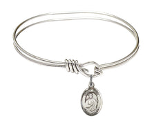 Load image into Gallery viewer, St. Jude Thaddeus Custom Bangle - Silver