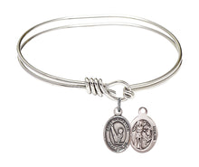 Load image into Gallery viewer, St. Sebastian / Gymnastics Custom Bangle - Silver