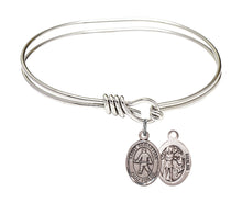 Load image into Gallery viewer, St. Sebastian / Field Hockey Custom Bangle - Silver