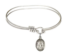 Load image into Gallery viewer, St. Augustine of Hippo Custom Bangle - Silver