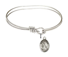 Load image into Gallery viewer, St. Remigius of Reims Custom Bangle - Silver