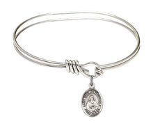 Load image into Gallery viewer, St. Bede the Venerable Custom Bangle - Silver