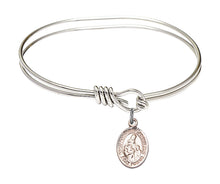 Load image into Gallery viewer, St. Margaret of Scotland Custom Bangle - Silver