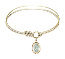 Load image into Gallery viewer, St. Christopher Custom Bangle - Gold Filled