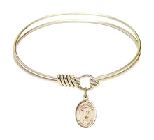 Load image into Gallery viewer, St. Stephen Martyr Custom Bangle - Gold Filled