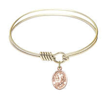 Load image into Gallery viewer, St Catherine of Bologna Custom Bangle - Gold Filled