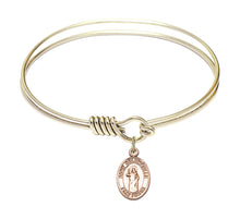 Load image into Gallery viewer, St. Columbkille Custom Bangle - Gold Filled