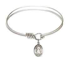 Load image into Gallery viewer, St. Bridget of Sweden Custom Bangle - Silver