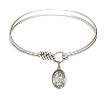 Load image into Gallery viewer, St. Placidus Custom Bangle - Silver