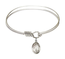 Load image into Gallery viewer, St. Hildegard von Bingen Custom Bangle - Silver