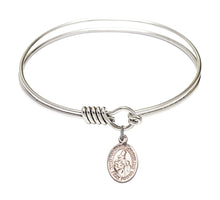 Load image into Gallery viewer, St. Margaret of Scotland Custom Bangle - Silver
