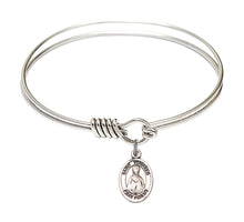 Load image into Gallery viewer, St. Winifred of Wales Custom Bangle - Silver