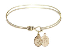 Load image into Gallery viewer, Pope Benedict XVI Custom Bangle - Gold Filled