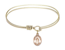 Load image into Gallery viewer, St. Columbkille Custom Bangle - Gold Filled
