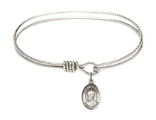 Load image into Gallery viewer, St. Edward the Confessor Custom Bangle - Silver