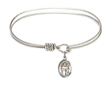 Load image into Gallery viewer, St. Casimir of Poland Custom Bangle - Silver