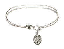 Load image into Gallery viewer, St. Martin of Tours Custom Bangle - Silver