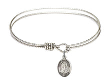 Load image into Gallery viewer, St. Athanasius Custom Bangle - Silver