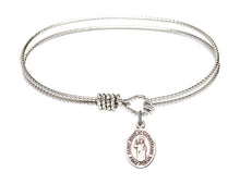 Load image into Gallery viewer, St. John of Capistrano Custom Bangle - Silver
