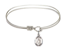 Load image into Gallery viewer, St. Lucy Custom Bangle - Silver