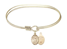 Load image into Gallery viewer, St. Christopher / Men's Water Polo Custom Bangle - Gold Filled
