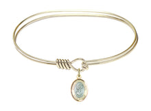 Load image into Gallery viewer, St. Christopher Custom Bangle - Gold Filled