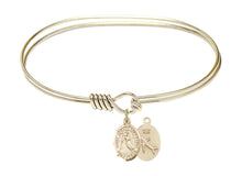 Load image into Gallery viewer, St. Joseph of Cupertino Custom Bangle - Gold Filled