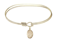 Load image into Gallery viewer, St. Joseph Custom Bangle - Gold Filled