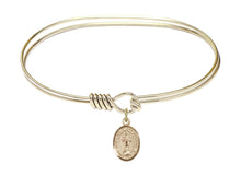 Load image into Gallery viewer, Our Lady of All Nations Custom Bangle - Gold Filled