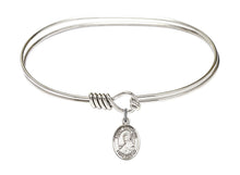 Load image into Gallery viewer, St. Benjamin Custom Bangle - Silver