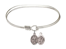 Load image into Gallery viewer, St. Sebastian / Field Hockey Custom Bangle - Silver
