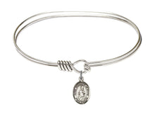Load image into Gallery viewer, St. Augustine of Hippo Custom Bangle - Silver