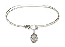 Load image into Gallery viewer, St. Alexadra Custom Bangle - Silver
