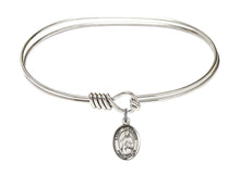 Load image into Gallery viewer, St. Placidus Custom Bangle - Silver