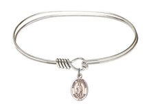 Load image into Gallery viewer, St. Nathanael Custom Bangle - Silver