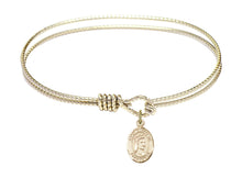 Load image into Gallery viewer, St. Elizabeth of Hungary Custom Bangle - Gold Filled