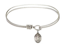 Load image into Gallery viewer, St. Dominic de Guzman Custom Bangle - Silver