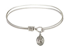 Load image into Gallery viewer, St. John the Apostle Custom Bangle - Silver